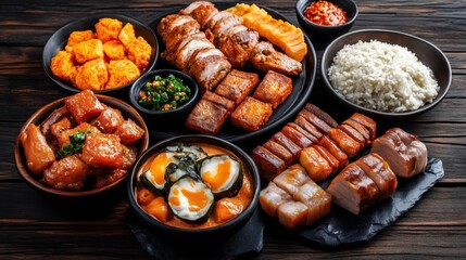 Canvas Print - Banchan - Traditional Korean food