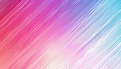 Wall Mural - Diagonal Streaks and Gradient Lines with Pink and Blue Colors, Stripes Pattern