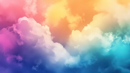 Wall Mural - watercolored clouds abstract wallpaper background