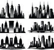 © RSDESIGN - San Diego city skyline horizontal banner. Black and white silhouette of San Diego city, USA. Vector template for your design.