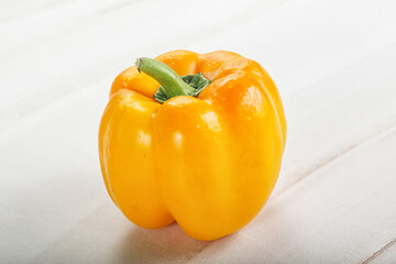 Sticker - Orange ripe Bulgarian bell pepper