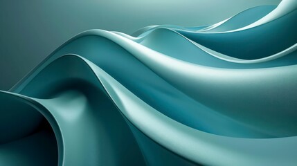 Wall Mural - trendy flow abstract wallpaper background in deep light blue colors
