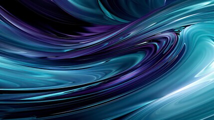 Wall Mural - trendy flow abstract wallpaper background in deep light blue and violet colors
