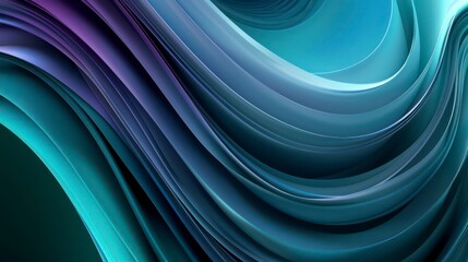 Wall Mural - trendy flow abstract wallpaper background in deep light blue and violet colors