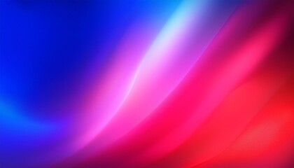 Wall Mural - an abstract background of a neon gradient blurred spectrum from vibrant pink and red to blue shades resembling heavily diffused lights creating an ethereal and mesmerizing effect