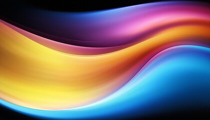 grainy gradient background blue pink yellow abstract glowing color wave black dark backdrop noise texture banner poster header design