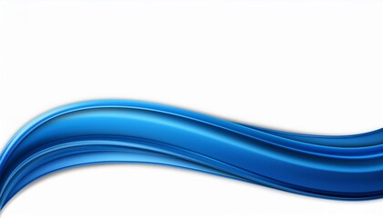 Wall Mural - blue curved border header and footer