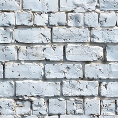 Wall Mural - white brick wall texture background