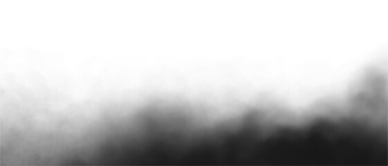 realistic black smoke or fog on isolated white background, rising smoke texture overlay, eerie hallo