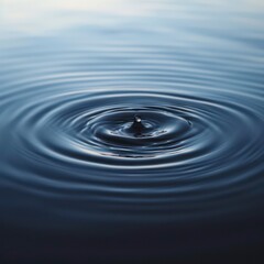 Wall Mural - water ripple close-up background