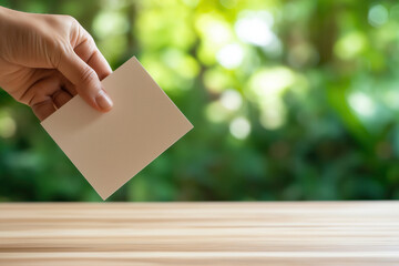 Voting polls, stock photo