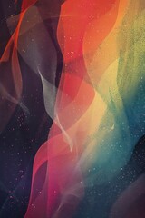 Wall Mural - stylized abstract poster background with noisy surface and deep colors
