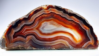 Sticker - agate geode with striking bands