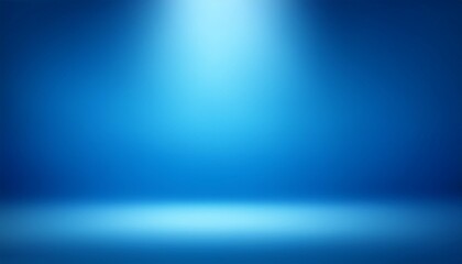 blue gradient abstract background with soft spot light for product displaying