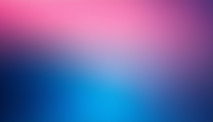 Wall Mural - blue and pink grainy gradient background fading from dark to light