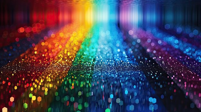 Rainbow Computer small text, in style of lots of tiny text