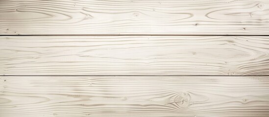 Wall Mural - Background with a natural white wood texture showcasing a smooth plank surface ideal for copy space image