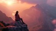 © moon_ - Solitude in Mountain Landscape at Sunset