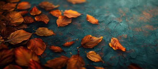 Aufkleber - Fall hues in a copy space image
