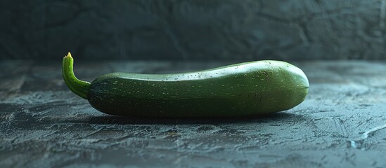 Poster - Zucchini with copy space image