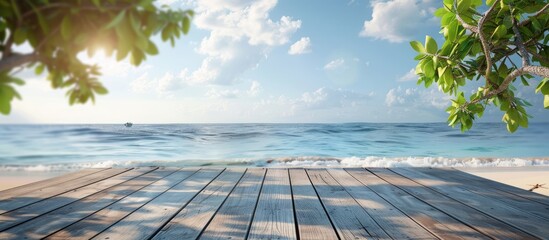 Poster - Scenic view of the seaside with copy space image