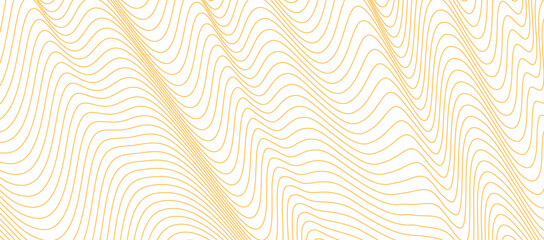 Poster - Wavy abstract stripes. Vector Illustration of the gray pattern of lines abstract background	