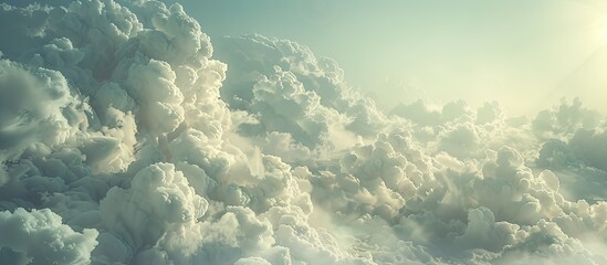 Aufkleber - Gorgeous sky with textured clouds in the background perfect for copy space image