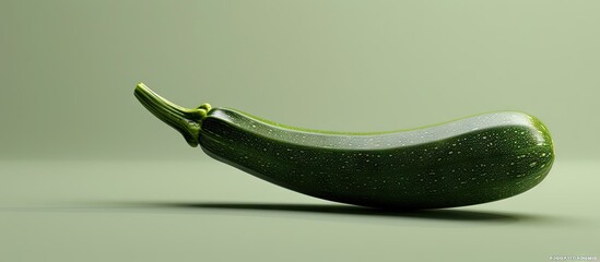 Poster - Zucchini with copy space image
