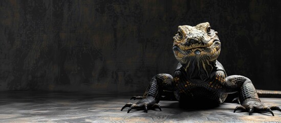 Poster - Lifeless reptile with copy space image