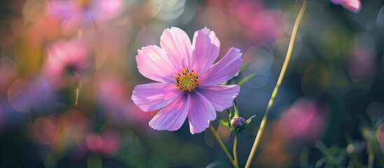 Aufkleber - Country flower with copy space image