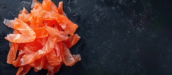 Poster - Surimi derived crab sticks with a seafood copy space image