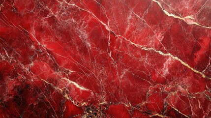 Wall Mural - Red marble texture with natural stone patterns, perfect for creating an elegant and stylish background.