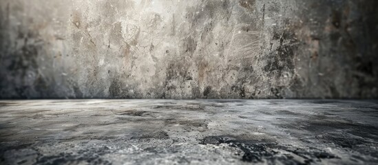 Aufkleber - Vintage abstract texture background on a black and white concrete floor with copy space image
