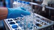 © Thirawat - A close-up of a water quality testing kit, showing a technician ensuring the safety and cleanliness of drinking water.