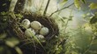 © sobartea - Bird's Nest with Eggs