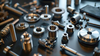 Poster - The versatility of gears and bolts extends to consumer electronics, where compact size and reliability are crucial.