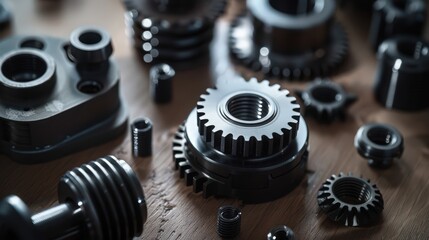 Poster - The versatility of gears and bolts extends to consumer electronics, where compact size and reliability are crucial. From camera gears to smartphone assembly bolts