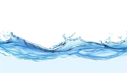 Poster - Water Splash Abstract Background