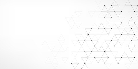 Wall Mural - abstract background with a geometric pattern of triangle shapes. graphic design element