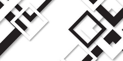 Poster - modern seamless abstract pattern of geometric square shape. black and white cross Hand drawn vector divider with floral, geometric decorative element collection isolated on transparent background. 