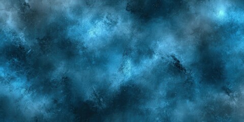 Wall Mural - Abstract Blue Nebula