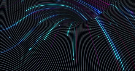 Wall Mural - abstract digital network data background, 3d rendering illustration digital graphic abstraction desi