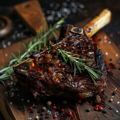 Canvas Print - Beef tomahawk