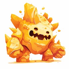 Elemental Golem with a Cute and Enchanting Aura