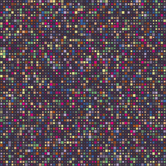 Poster - geometric shapes composition. squares in multiple colors. dark purple, dusty rose, burgundy, muted g