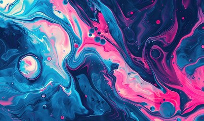 Leinwandbilder - Bright liquid waves cascading in a rhythmic pattern against a black background. Bright liquid waves cascading in a rhythmic pattern against a black background