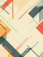 Poster - Business ethics wallpaper with copy space, sleek technology background in flat design, modern and professional aesthetic, minimalistic elements, subtle color palette, clean lines and shapes, suitable 