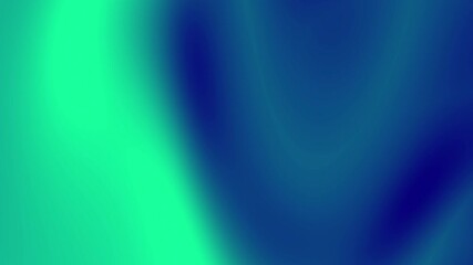 Poster - Abstract blurred gradient background motion in green and blue colors.

