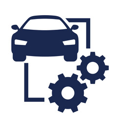 Sticker - car maintenance, service icon