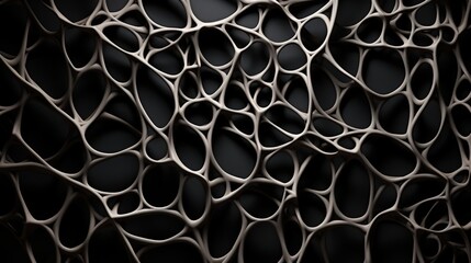 Wall Mural - Abstract 3D Network Structure